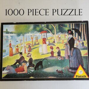 Piatnik 1000 Piece Jigsaw Puzzle Georges Seurat La Grande Jatte A Sunday Afterno